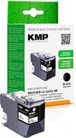 KMP  schwarz Druckerpatrone kompatibel zu brother LC-422XLBK