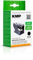 KMP  schwarz Druckerpatrone kompatibel zu brother LC-422XLBK