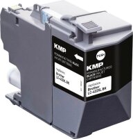 KMP  schwarz Druckerpatrone kompatibel zu brother LC-422XLBK