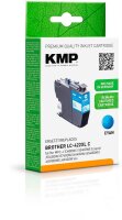 KMP  cyan Druckerpatrone kompatibel zu brother LC-422XLC