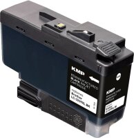KMP  schwarz Druckerpatrone kompatibel zu brother LC-3239XLBK