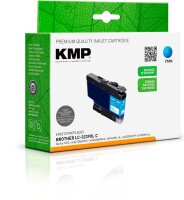 KMP  cyan Druckerpatrone kompatibel zu brother LC-3239XLC