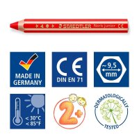 STAEDTLER Noris  junior Buntstifte farbsortiert, 36 St.