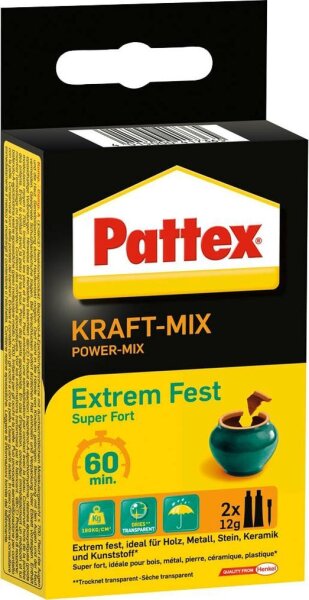 Pattex KRAFT-MIX POWER-MIX Extrem Fest 2 Komponenten-Kleber 24,0 g, 1 St.