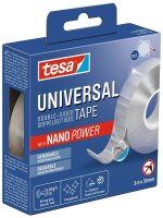 tesa Nano Power Universal doppelseitiges Klebeband 30,0 mm x 3,0 m, 1 St.