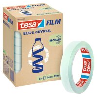 tesa ECO & CRYSTAL Klebefilm transparent 19,0 mm x...