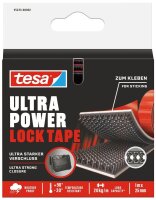 tesa Klettband Ultra Power Lock Tape schwarz, 1 St.