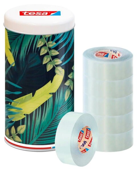 tesa ECO & CRYSTAL Dose Klebefilm transparent 19,0 mm x 33,0 m 6 Rollen