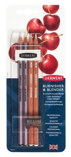 DERWENT Blenderstift-Set weiß, 4 St.