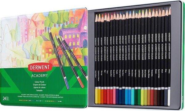DERWENT Academy Colour Buntstifte farbsortiert, 24 St.