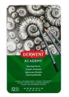 DERWENT Academy Sketching Bleistift-Set B, H, HB, 2H, 2B,...