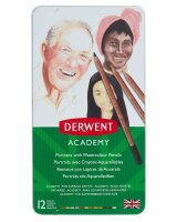 DERWENT Academy Skintones Aquarellstifte farbsortiert, 12...
