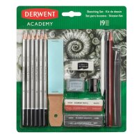 DERWENT Academy Graphitstifte-Set B, H, HB, 2B, 4B, 6B...