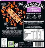EAT NATURAL Mandel & Sultanine Müsliriegel 12x 3 St.  ( 5533 )