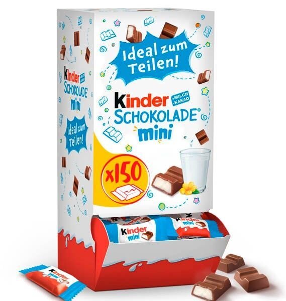 kinder mini Schokoriegel 150 St./ 900,0 g  ( 2291 )