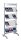 Kerkmann Prospektregal Ecoline silber DIN A4 70,0 x 35,0 x 160,0 cm, 1 St.