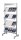 Kerkmann Prospektregal Ecoline silber DIN A4 70,0 x 35,0 x 160,0 cm, 1 St.