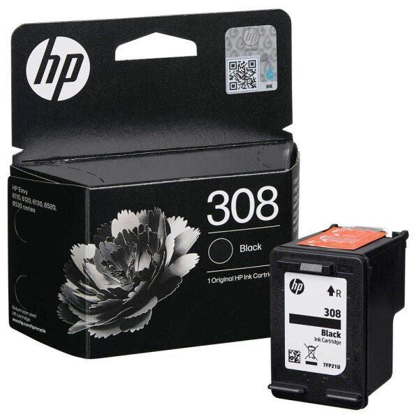 HP 308(7FP21UE) schwarz Druckerpatrone