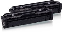 KMP H-T215DX  schwarz Toner kompatibel zu HP 201X (CF400XD), 2er-Set