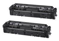 KMP H-T215DX  schwarz Toner kompatibel zu HP 201X (CF400XD), 2er-Set