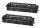KMP H-T215DX  schwarz Toner kompatibel zu HP 201X (CF400XD), 2er-Set