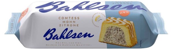 Bahlsen Comtess Mohn-Zitrone Kuchen 350,0 g, 1 St.