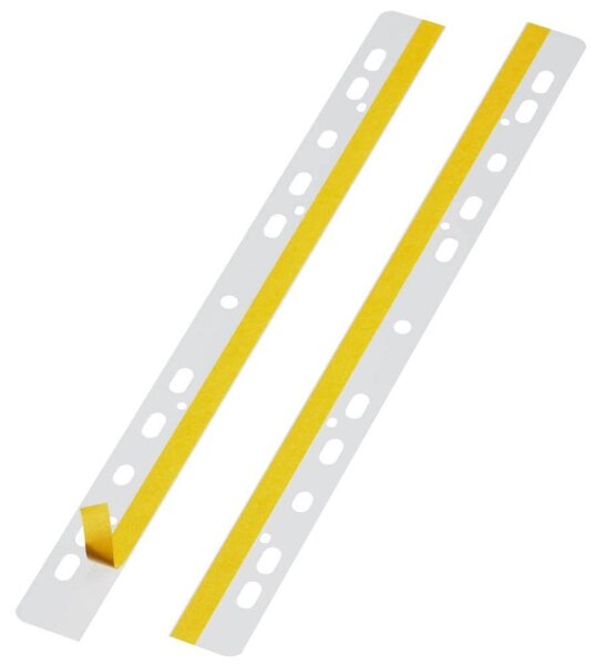 DURABLE Heftstreifen, selbstklebend FILEFIX® glasklar Kunststoff, 50 St.