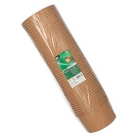 PAPSTAR Einweg-Salatschalen pure braun 1,0 l, 50 St.