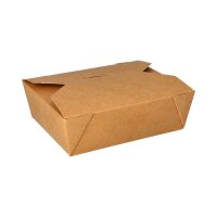 PAPSTAR Einweg-Lunchboxen pure braun 1,0 l, 50 St.