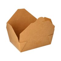 PAPSTAR Einweg-Lunchboxen pure braun 1,0 l, 50 St.