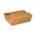 PAPSTAR Einweg-Lunchboxen pure braun 1,0 l, 50 St.