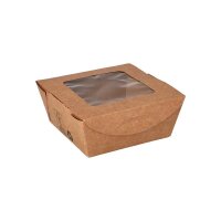 PAPSTAR Feinkostboxen pure braun 0,35 l, 40 St.