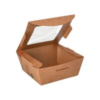 PAPSTAR Feinkostboxen pure braun 0,35 l, 40 St.