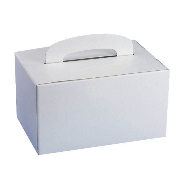 PAPSTAR Einweg-Lunchboxen weiß 22,5 x 15,5 cm, 20 St.