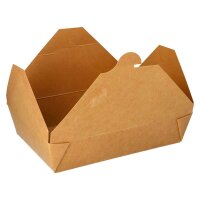 PAPSTAR Einweg-Lunchboxen pure braun 1,5 l, 50 St.