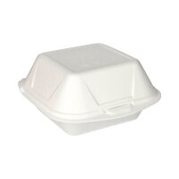 STARPAK Burger-Boxen weiß 14,5 x 15,5 cm, 125 St.