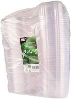 PAPSTAR Einweg-Salatschalen pure glasklar 16,1 x 6,4 cm, 50 St.