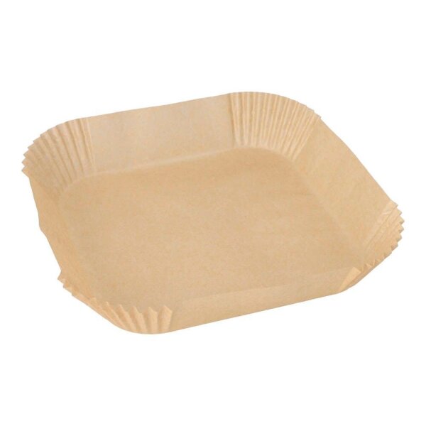 PAPSTAR Backpapier für Heißluftfritteusen 20 cm eckig 100 St.