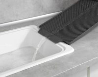 WENKO Abtropfmatte Linea grau, 1 St.