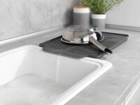 WENKO Abtropfmatte Linea grau, 1 St.
