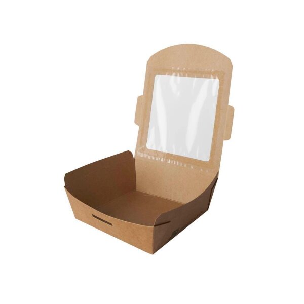 PAPSTAR Feinkostboxen pure braun 0,65 l, 40 St.