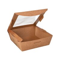 PAPSTAR Feinkostboxen pure braun 0,65 l, 40 St.