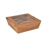PAPSTAR Feinkostboxen pure braun 0,65 l, 40 St.