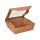 PAPSTAR Feinkostboxen pure braun 0,65 l, 40 St.