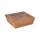 PAPSTAR Feinkostboxen pure braun 0,65 l, 40 St.