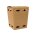 PAPSTAR Pommes-Boxen pure braun 1,5 l, 50 St.