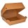 PAPSTAR Burger-Boxen braun 17,0 x 17,0 cm, 25 St.