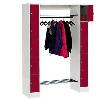 CP Garderobe mit Schließfächern Serie 8070...