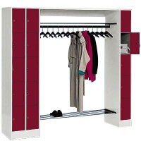 CP Garderobe mit Schließfächern Serie 8070...
