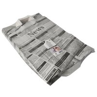 PAPSTAR Papier-Tragetaschen Newsprint weiß 32,0 x...